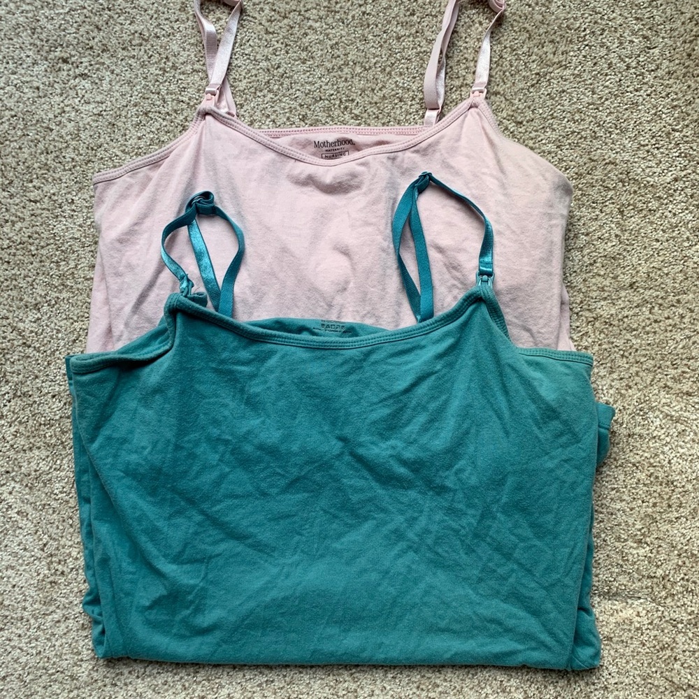 Motherhood Maternity- nursing tank tops